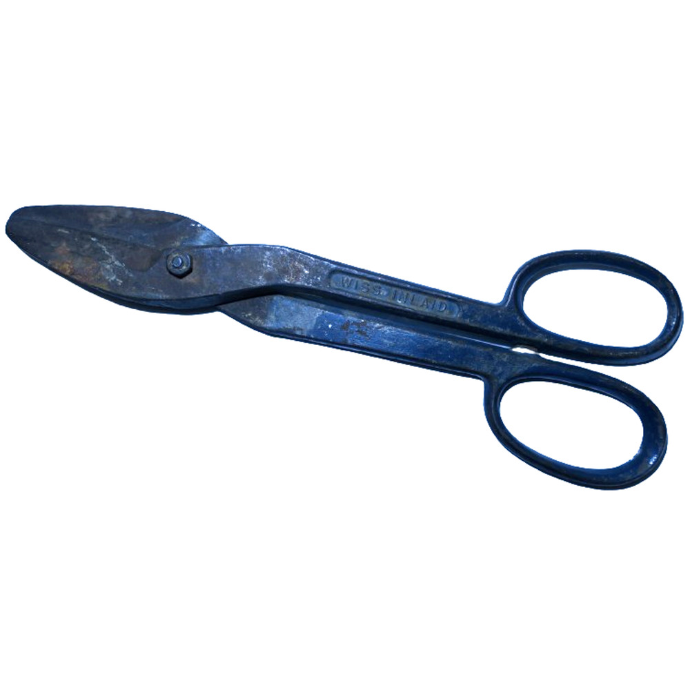 Wiss 12 1/2" Inlaid Long Pattern Bench Shears Sheet Metal Tin Snips USA VTG 🏅